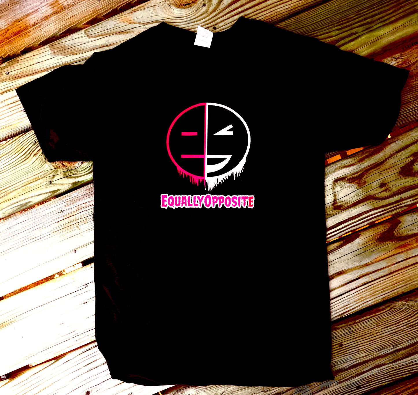 EquallyOpposite Hot Pink Emo-G shirt