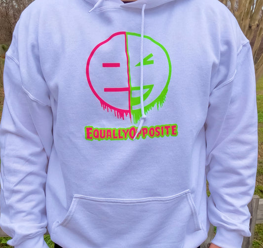 White EmoG hoodie